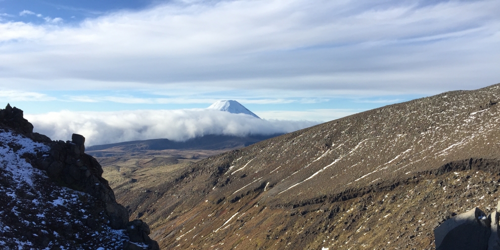 Mount Ngauruhoe, part of the Tongariro Volcanic Complex, otherwise known as Mt Doom.